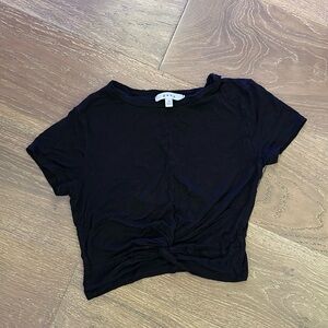 Black Crop Top XS